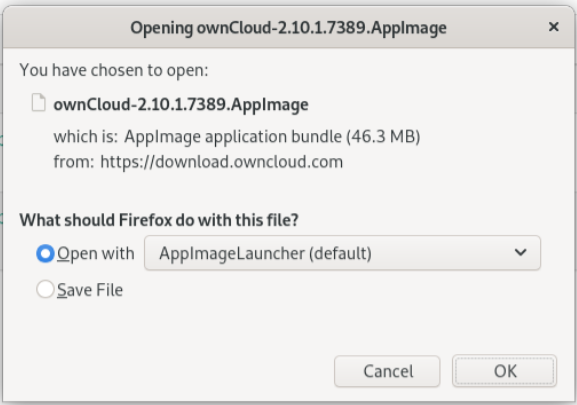 AppImage First Time Usage