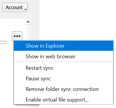 Show in Explorer