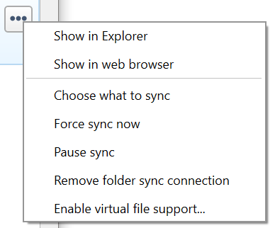 Folder Menu