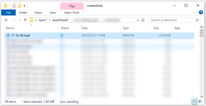 Always keep on this Device Syncing
