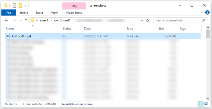 Free up Space Successful