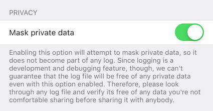 masking private data