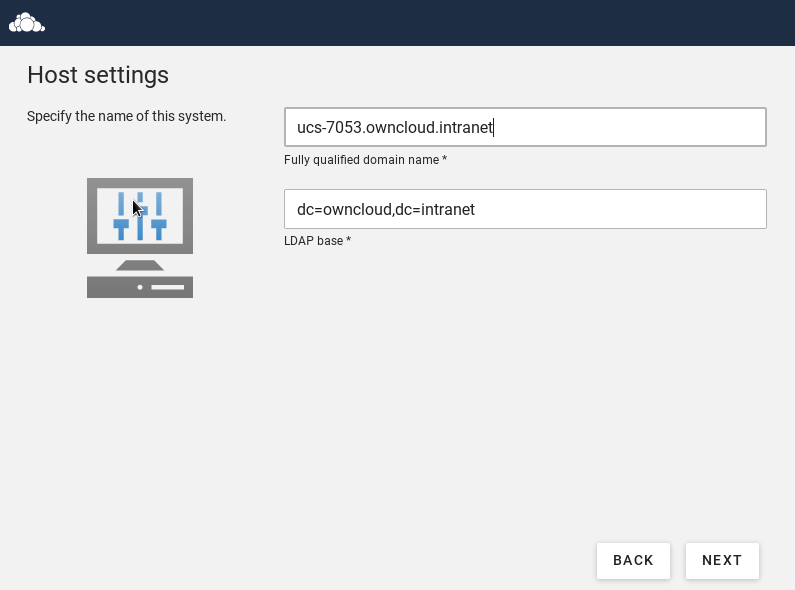 Host Settings