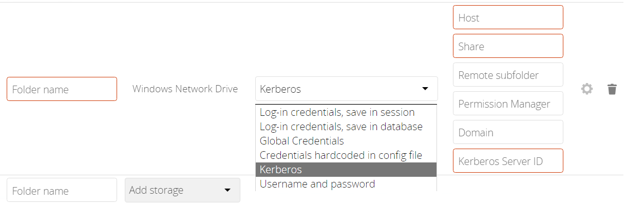 WND mountpoint and Kerberos credentials