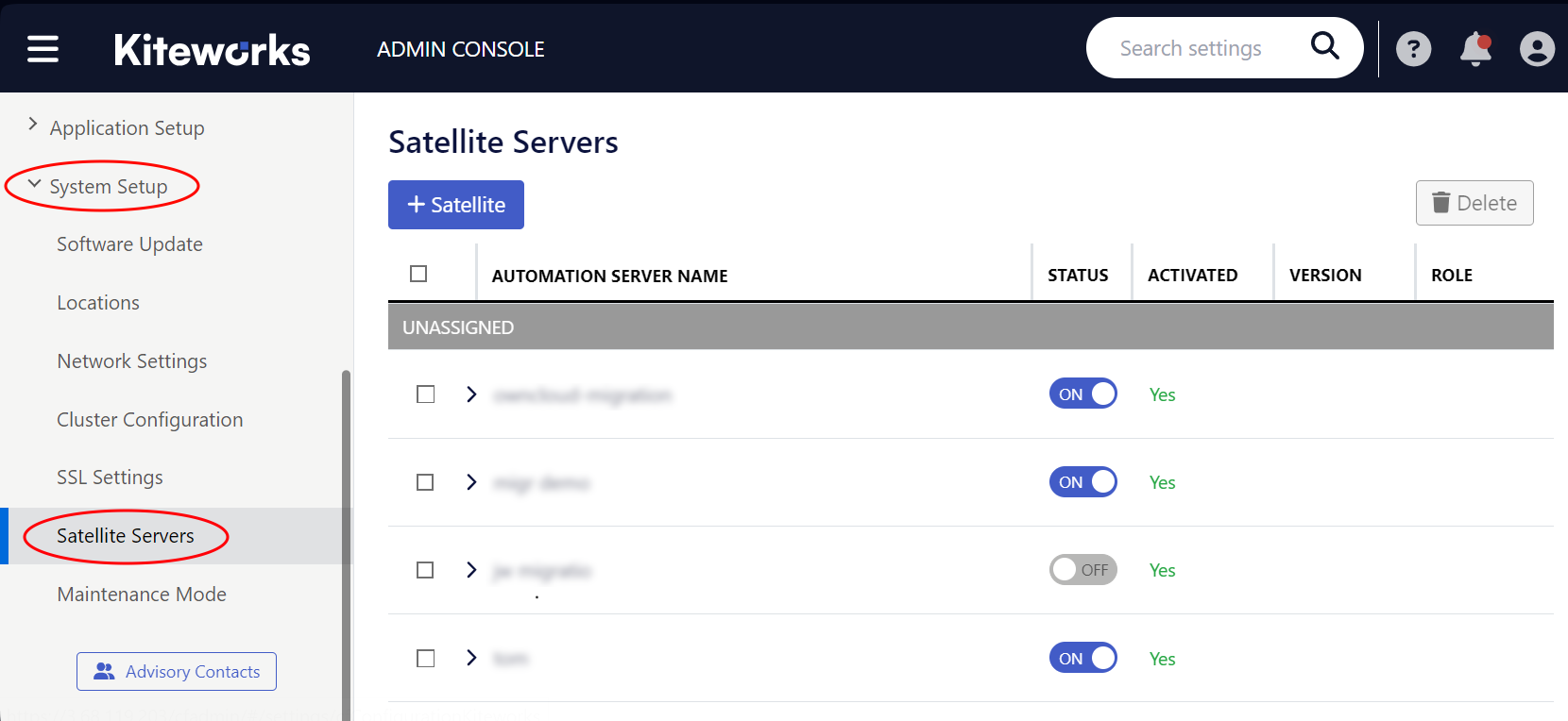 Kiteworks Satellites