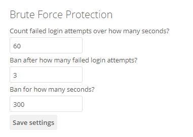 Brute-Force Protection