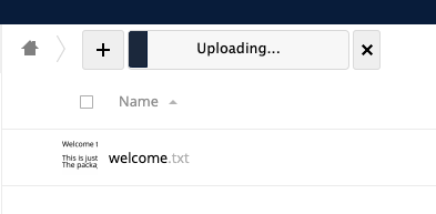 Upload Progress Bar