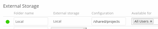 Manage local storage in ownCloud