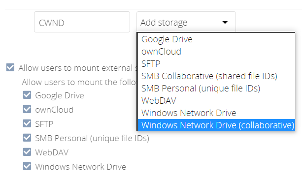 Add Collaborative Windows Network Drive Mount